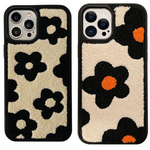 Coques de téléphone à motif floral de style vintage