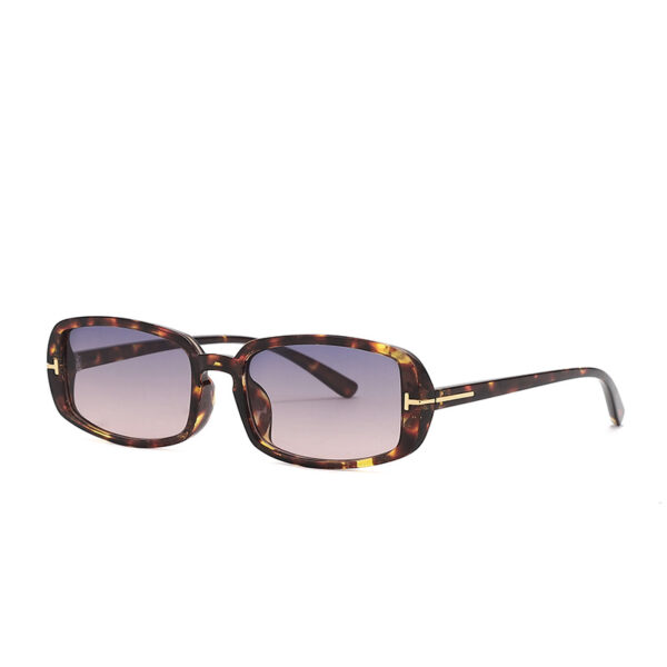 Lunettes de soleil carrées à monture complète
