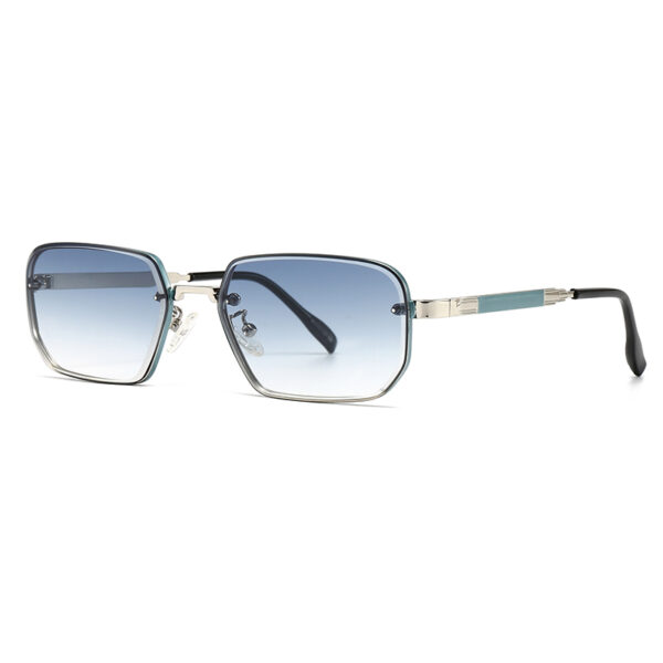 Lunettes à monture complète carrées patchwork