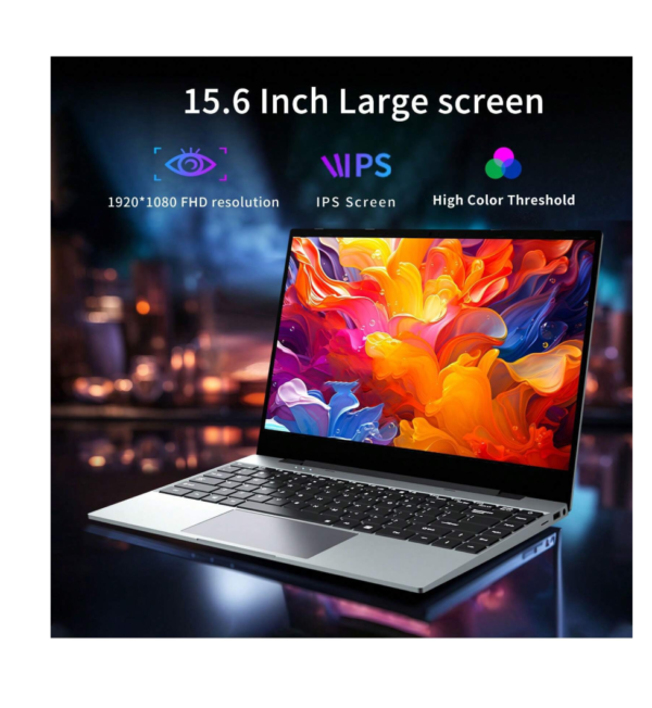 Ordinateur portable PC 15,6 pouces 16 Go de RAM 512 Go SSD Windows 11 Pro