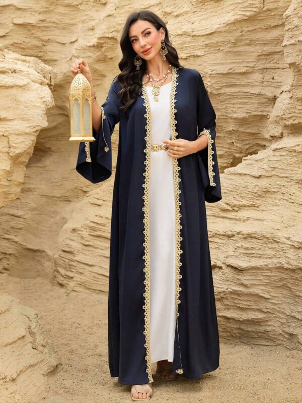 Veste type Abaya Robe longue élégante pour femme